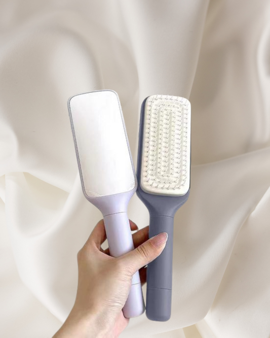 Brosse à cheveux auto nettoyant